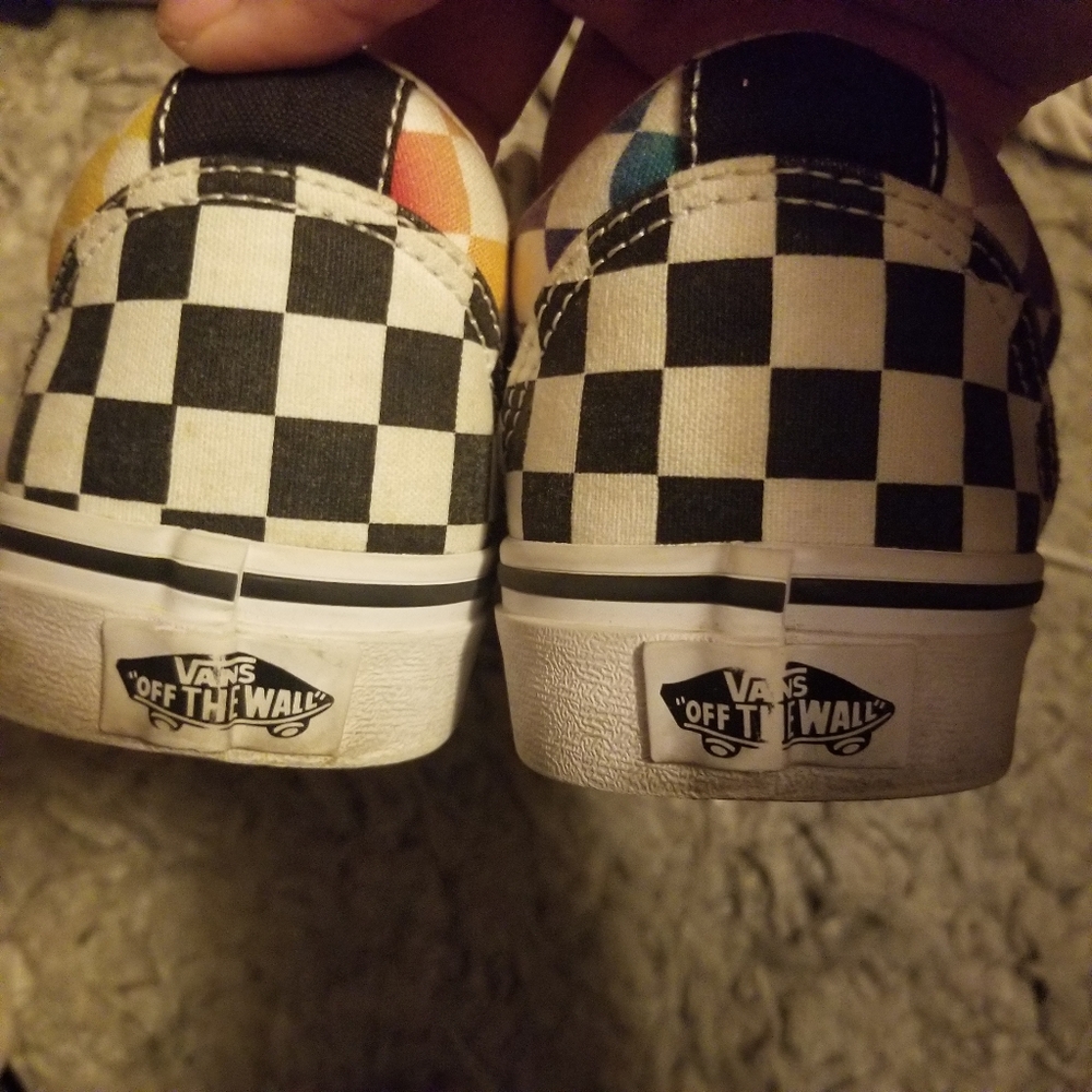 VANS WARD CHECKER SKATE SHOES - Picture 7 of 8